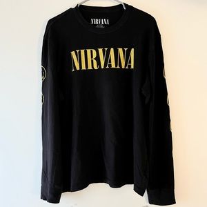 Men’s Long Sleeve Nirvana Shirt Large